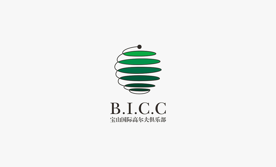 寶山高爾夫俱樂部品牌標志設(shè)計